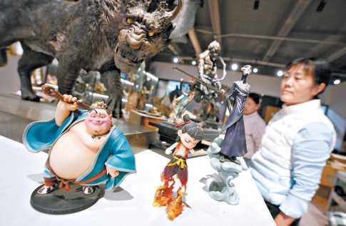 北京國際設計周吉裏國際藝術區分會場現場。 北京國際設計周吉裏國際藝術區分會場現場。