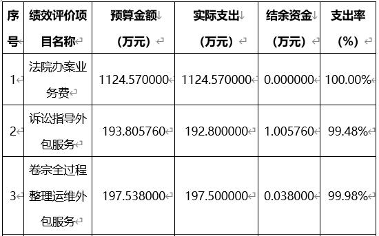 預算資金執行情況 預算資金執行情況