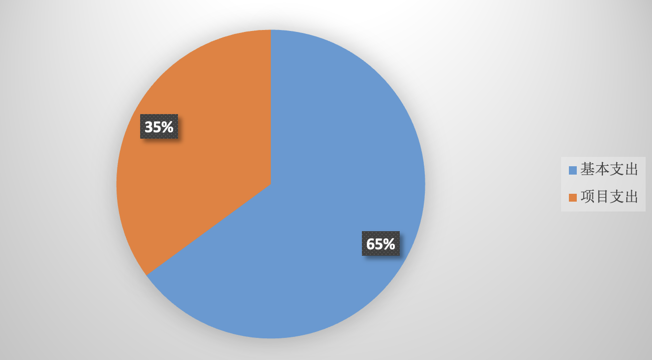 圖2:基本支出和項目支出情況 圖2:基本支出和項目支出情況