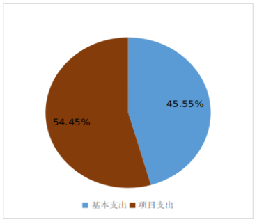 圖2:基本支出和項目支出情況 圖2:基本支出和項目支出情況