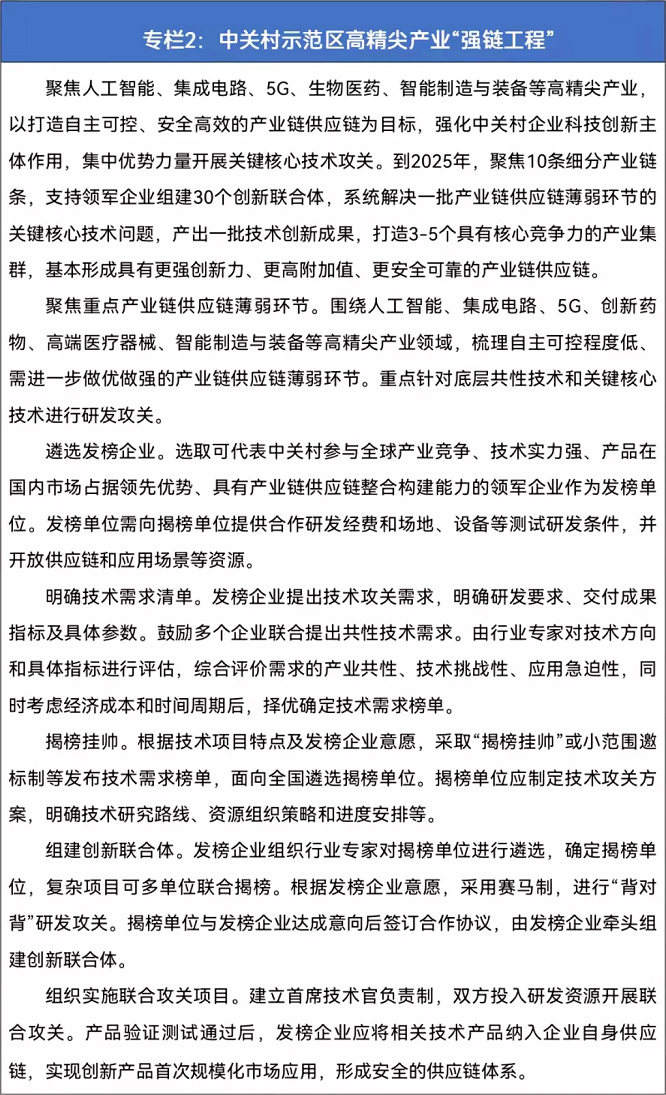 專欄2 中關村示範區高精尖產業“強鏈工程”.png