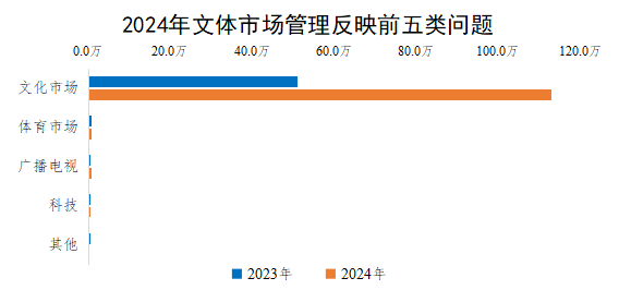 2024年文體市場管理反映前五類問題 2024年文體市場管理反映前五類問題