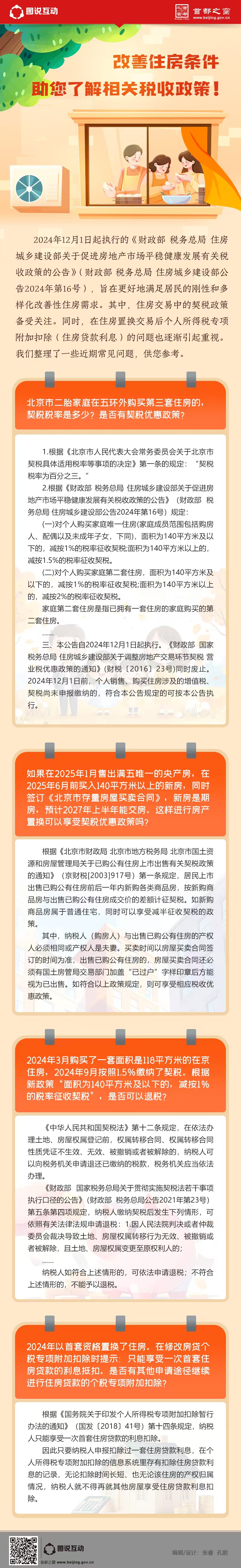 改善住房條件 助您了解相關稅收政策！