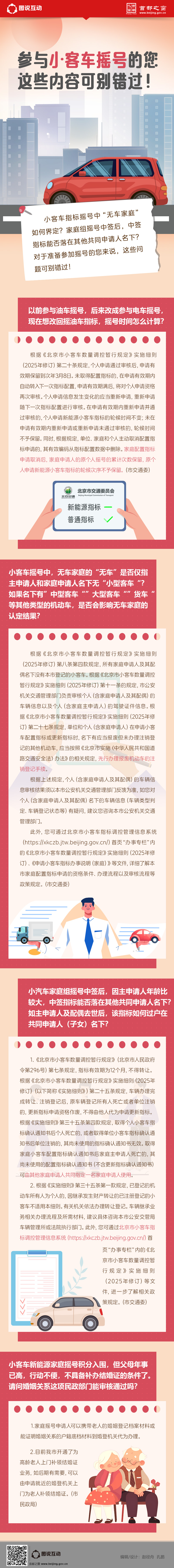 參與小客車搖號的您，這些內容可別錯過！