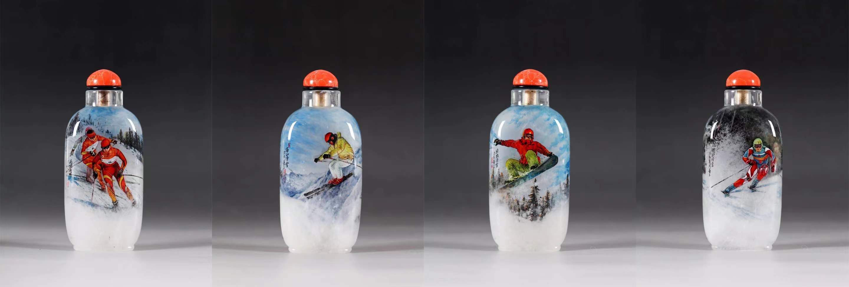 內畫鼻煙壺-冰雪冬奧 內畫鼻煙壺-冰雪冬奧