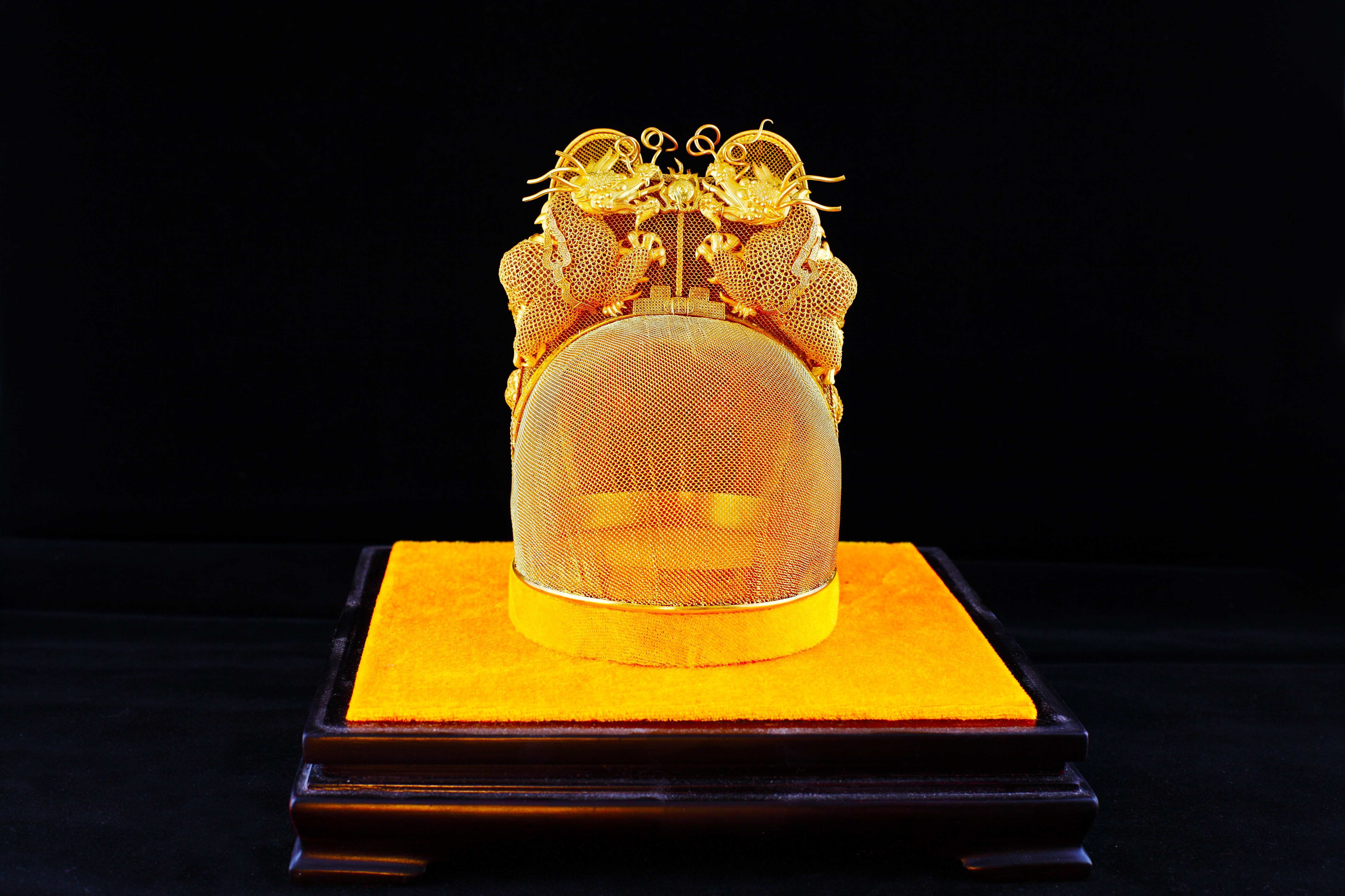 花絲鑲嵌-金翼善冠 花絲鑲嵌-金翼善冠