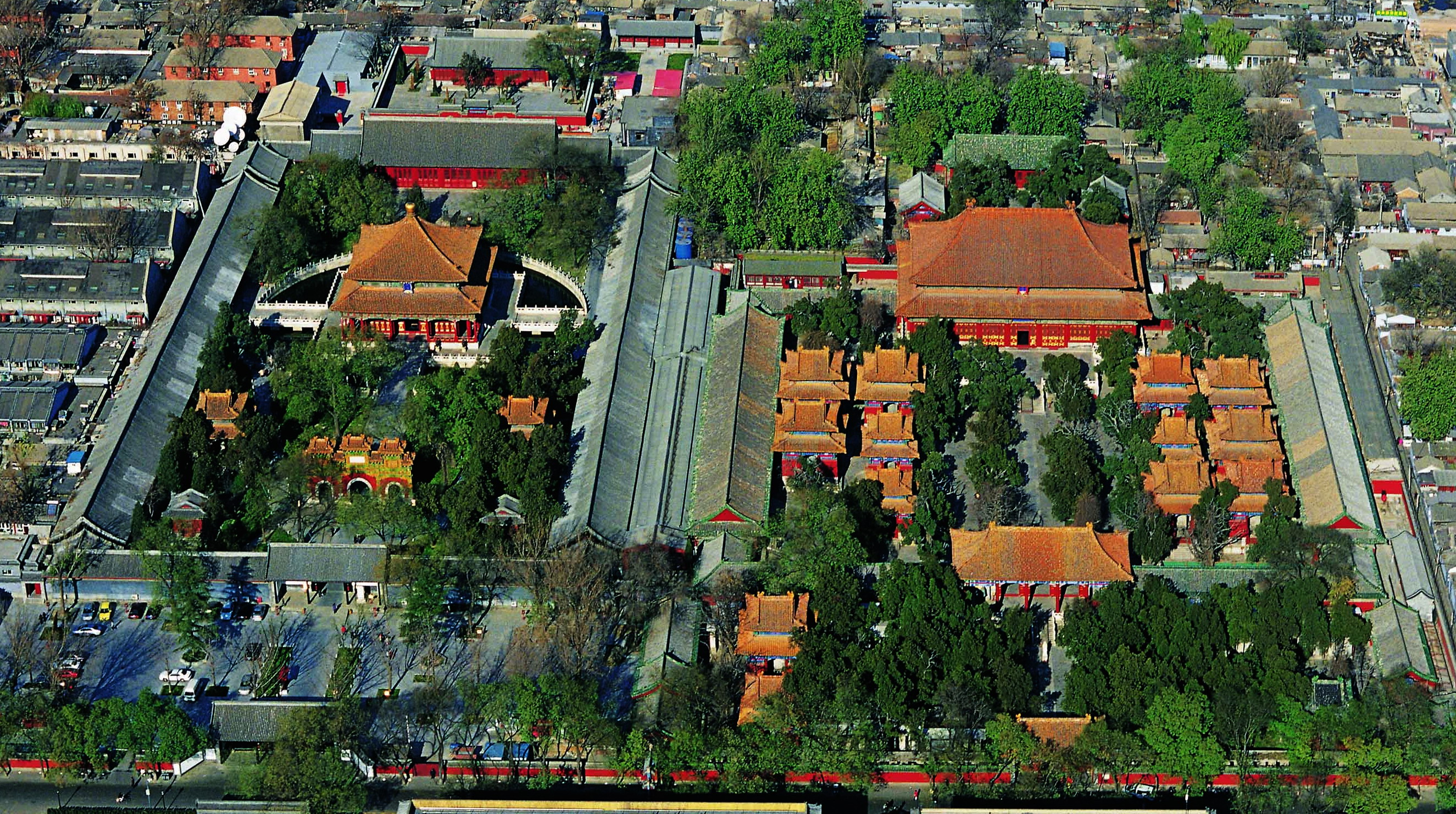 孔廟國子監全景照