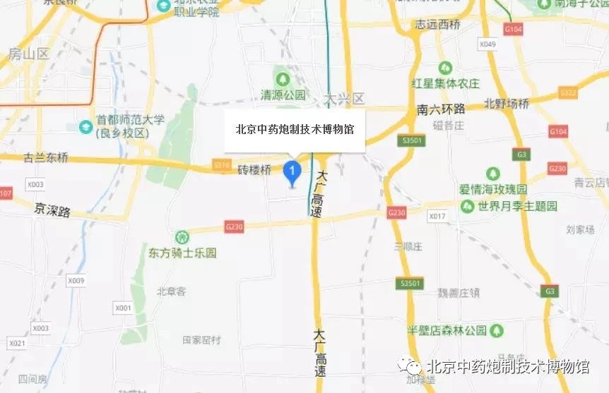 中藥炮製博物館地圖位置