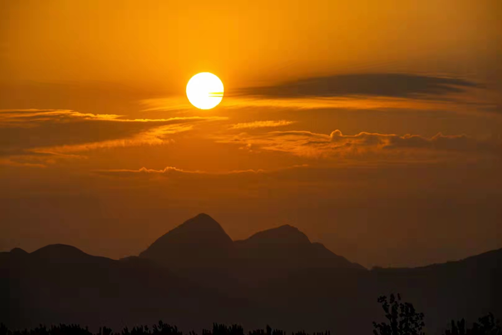 清水河畔風景美