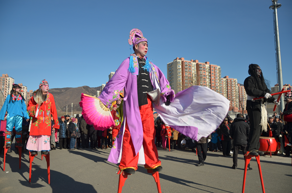 五裏坨高井村高蹺會