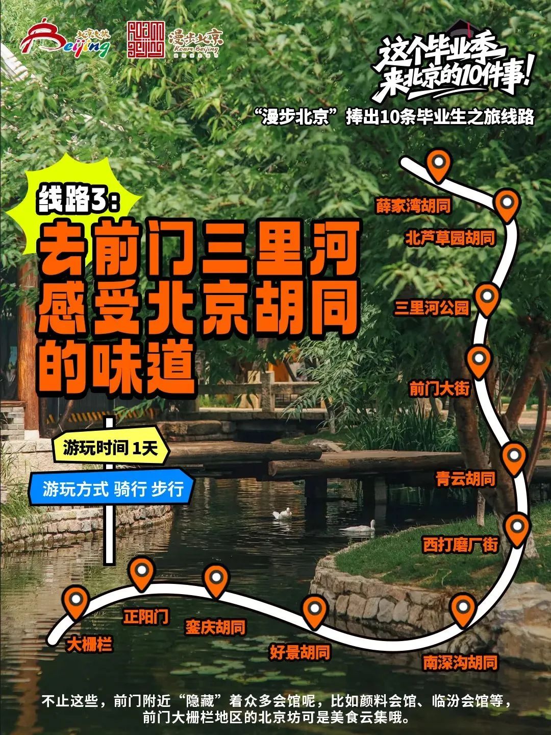 “漫步北京”捧出10條畢業生之旅線路