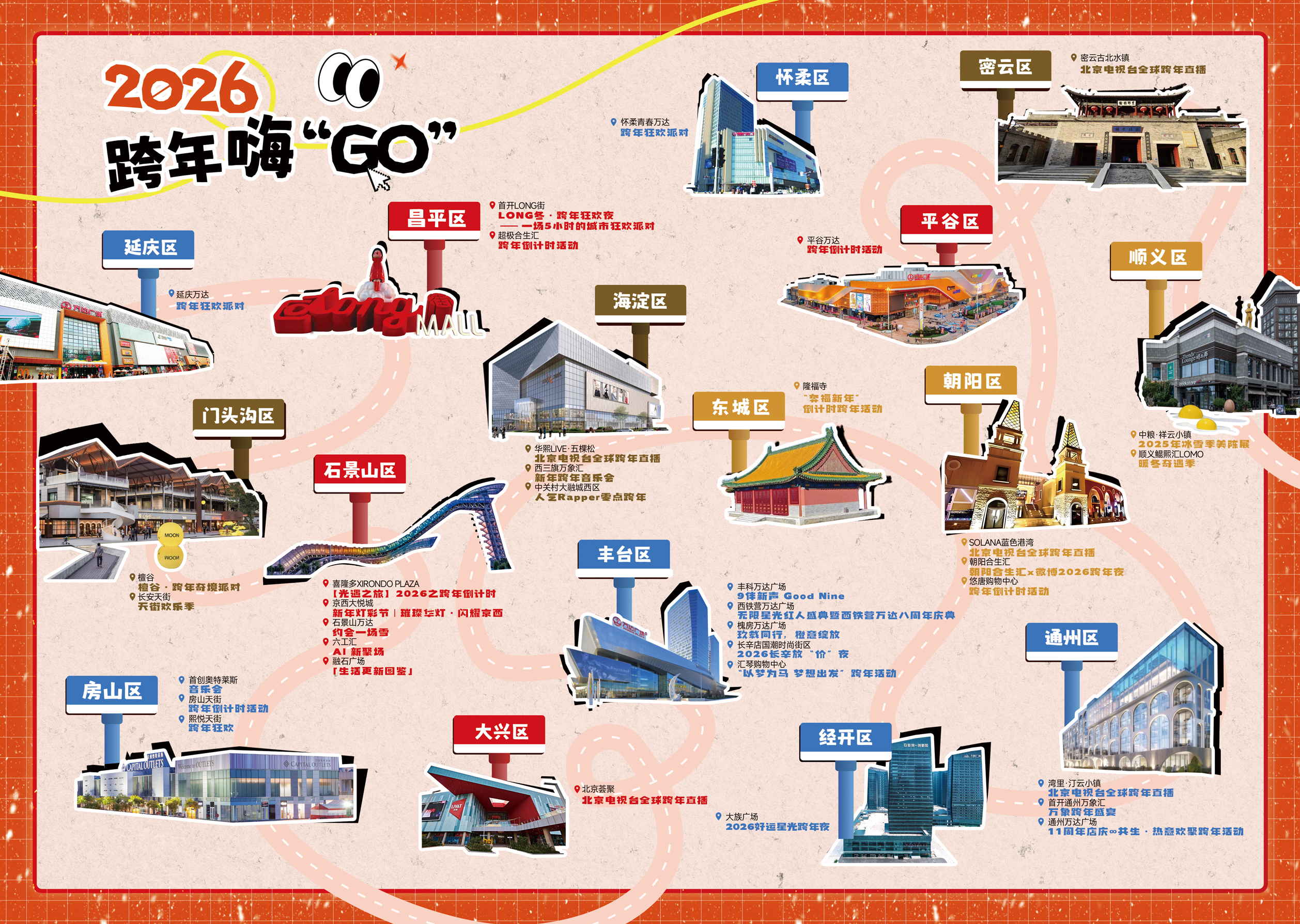 跨年嗨“GO”商圈消費地圖 跨年嗨“GO”商圈消費地圖