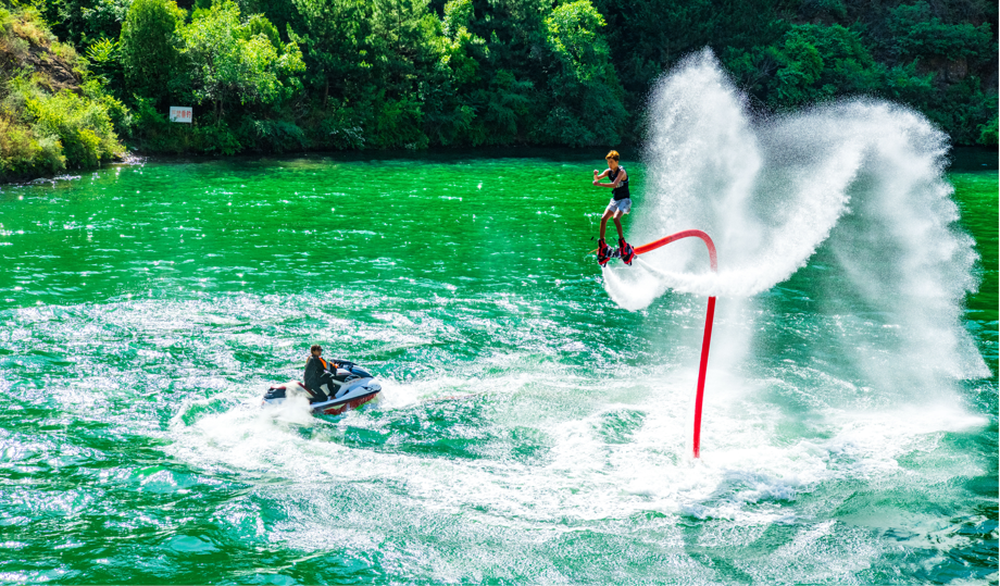 線路四水上飛人