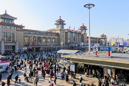 春運第一天北京站