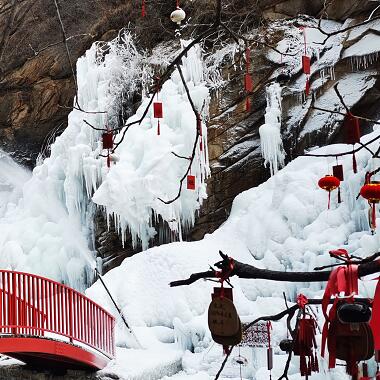 黑龍潭的冬季如夢如幻