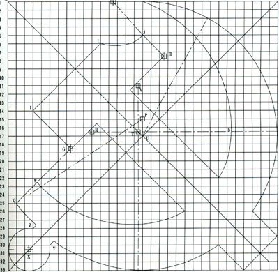 中國共產黨黨徽製法圖案 中國共產黨黨徽製法圖案