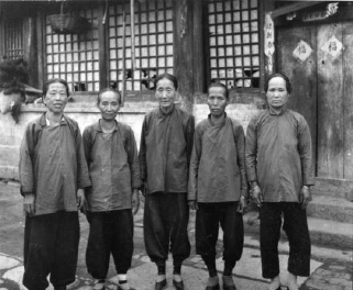 後七村做軍鞋的婦女