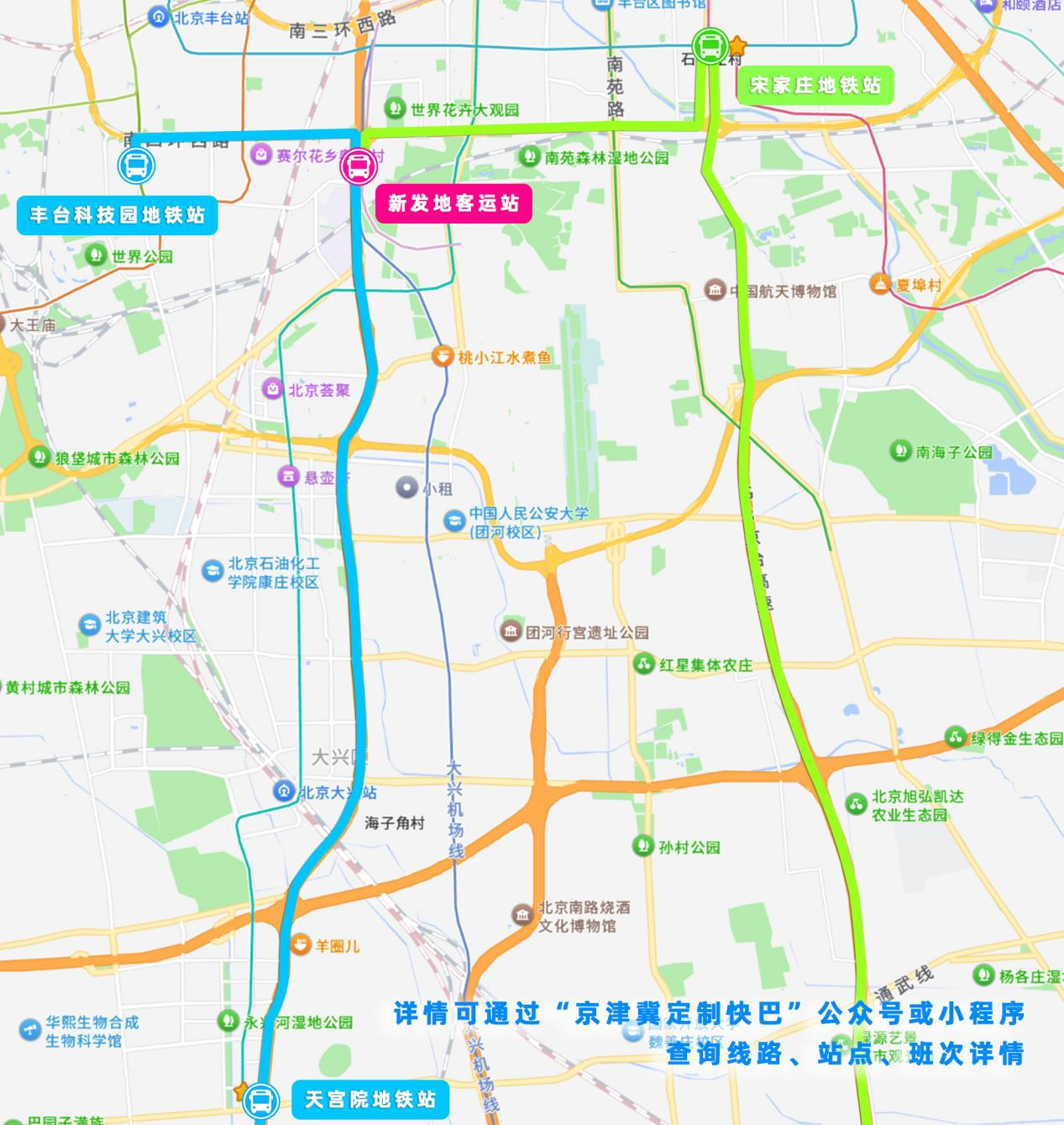 北京端站點示意圖