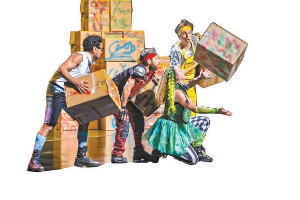 “十一”期間，台湖劇場上演澳大利亞親子盒子秀《The Box Show》。