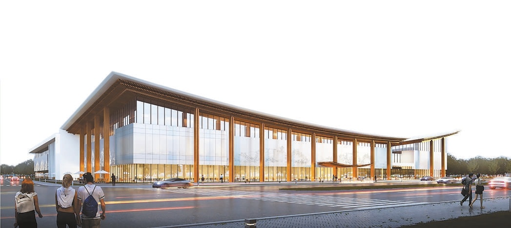 北京紫檀文化產業園效果圖。