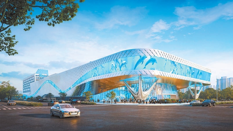 北京海昌海洋公園效果圖。