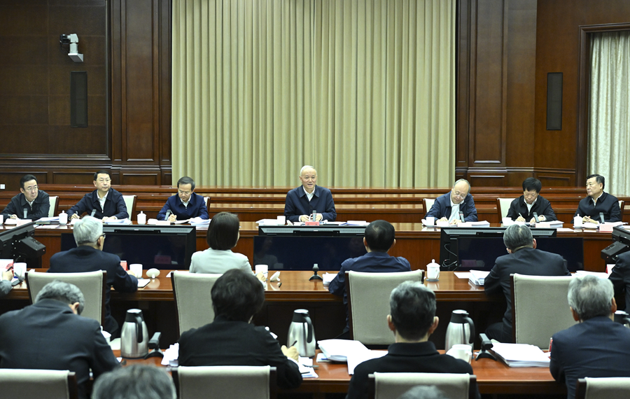 11月20日，二十屆首都規劃建設委員會第六次全體會議在北京召開。中共中央政治局常委、首規委主任蔡奇出席會議並講話。