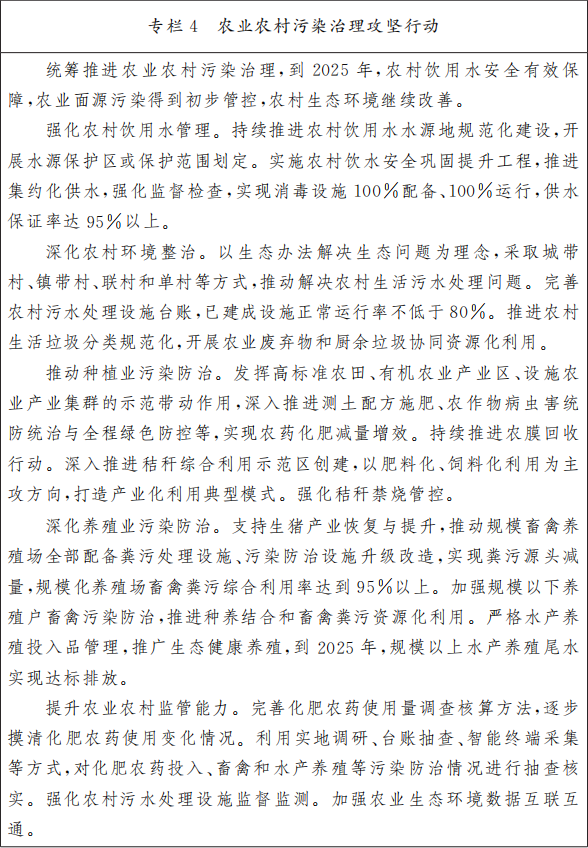 專欄4 農業農村汙染治理攻堅行動 專欄4 農業農村汙染治理攻堅行動.png